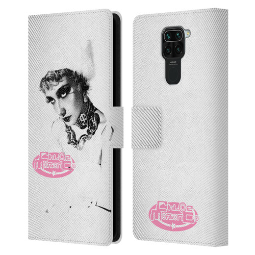 Chloe Moriondo Graphics Portrait Leather Book Wallet Case Cover For Xiaomi Redmi Note 9 / Redmi 10X 4G