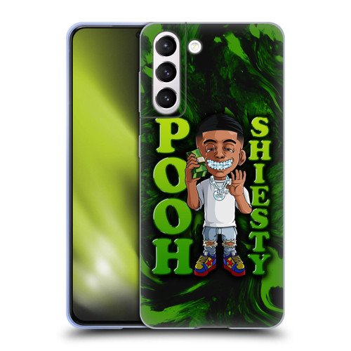 Pooh Shiesty Graphics Green Soft Gel Case for Samsung Galaxy S21 5G