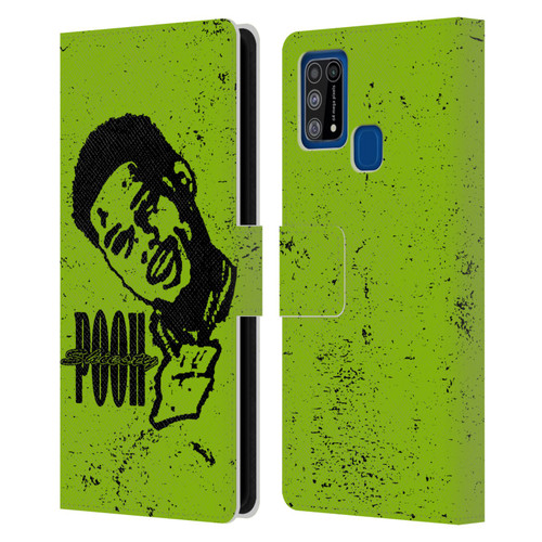 Pooh Shiesty Graphics Sketch Leather Book Wallet Case Cover For Samsung Galaxy M31 (2020)