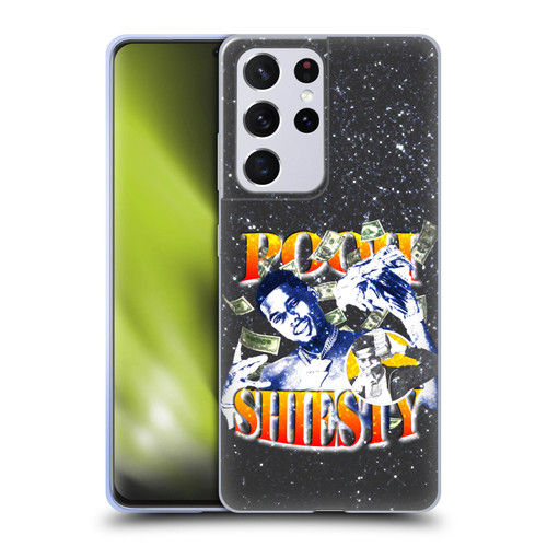 Pooh Shiesty Graphics Art Soft Gel Case for Samsung Galaxy S21 Ultra 5G