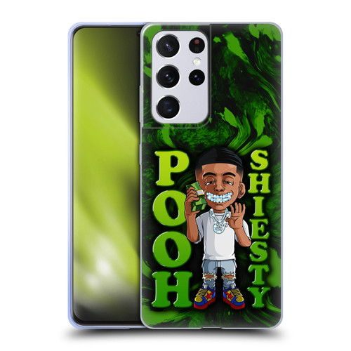 Pooh Shiesty Graphics Green Soft Gel Case for Samsung Galaxy S21 Ultra 5G