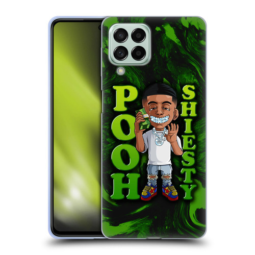 Pooh Shiesty Graphics Green Soft Gel Case for Samsung Galaxy M53 (2022)
