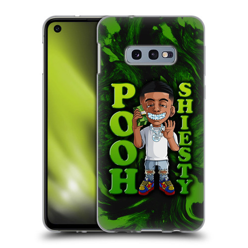Pooh Shiesty Graphics Green Soft Gel Case for Samsung Galaxy S10e