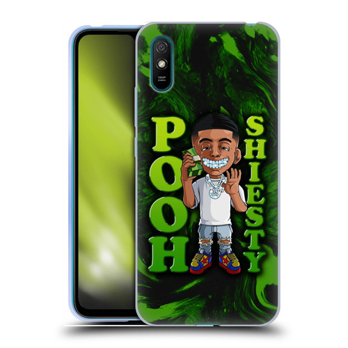 Pooh Shiesty Graphics Green Soft Gel Case for Xiaomi Redmi 9A / Redmi 9AT