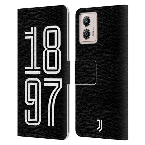 Juventus Football Club History 1897 Portrait Leather Book Wallet Case Cover For Motorola Moto G53 5G