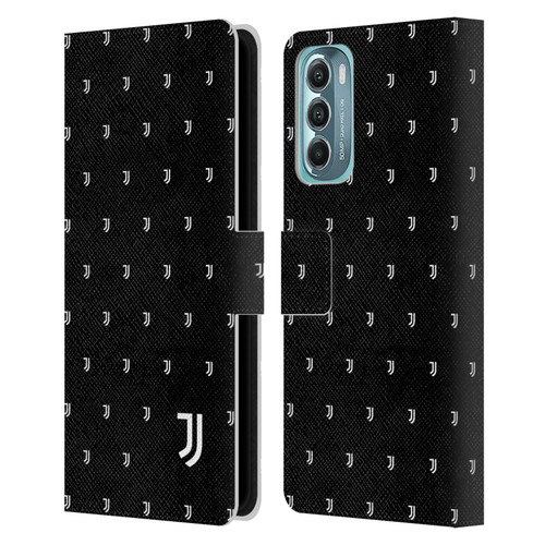 Juventus Football Club Lifestyle 2 Logomark Pattern Leather Book Wallet Case Cover For Motorola Moto G Stylus 5G (2022)