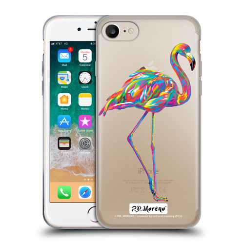 P.D. Moreno Animals Flamingo Soft Gel Case for Apple iPhone 7 / 8 / SE 2020 & 2022