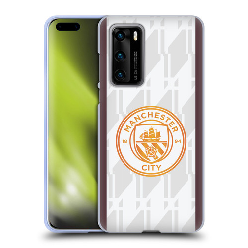 Manchester City Man City FC 2023/24 Badge Kit Away Soft Gel Case for Huawei P40 5G