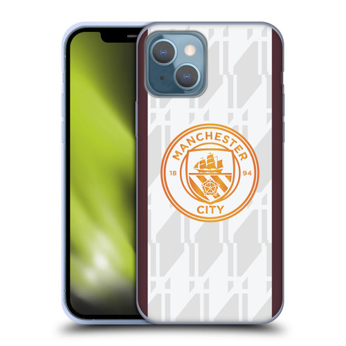 Manchester City Man City FC 2023/24 Badge Kit Away Soft Gel Case for Apple iPhone 13