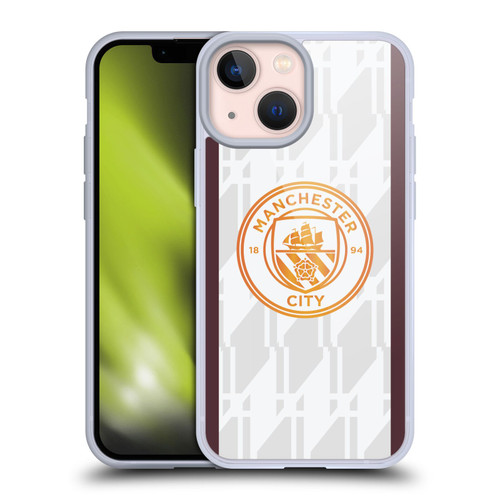 Manchester City Man City FC 2023/24 Badge Kit Away Soft Gel Case for Apple iPhone 13 Mini