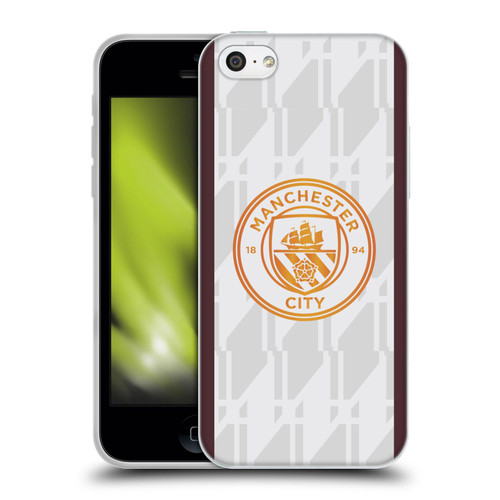 Manchester City Man City FC 2023/24 Badge Kit Away Soft Gel Case for Apple iPhone 5c