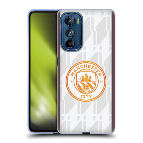 Manchester City Man City FC 2023/24 Badge Kit Away Soft Gel Case for Motorola Edge 30