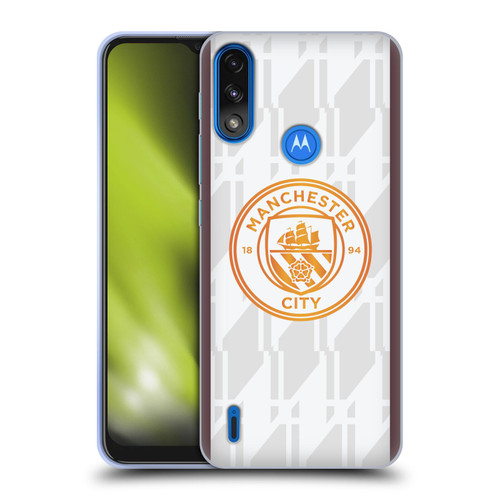 Manchester City Man City FC 2023/24 Badge Kit Away Soft Gel Case for Motorola Moto E7 Power / Moto E7i Power