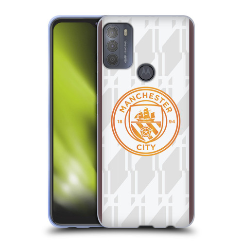 Manchester City Man City FC 2023/24 Badge Kit Away Soft Gel Case for Motorola Moto G50