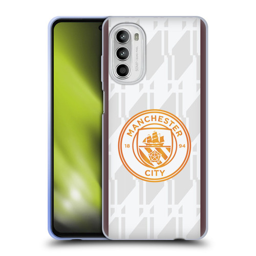 Manchester City Man City FC 2023/24 Badge Kit Away Soft Gel Case for Motorola Moto G52