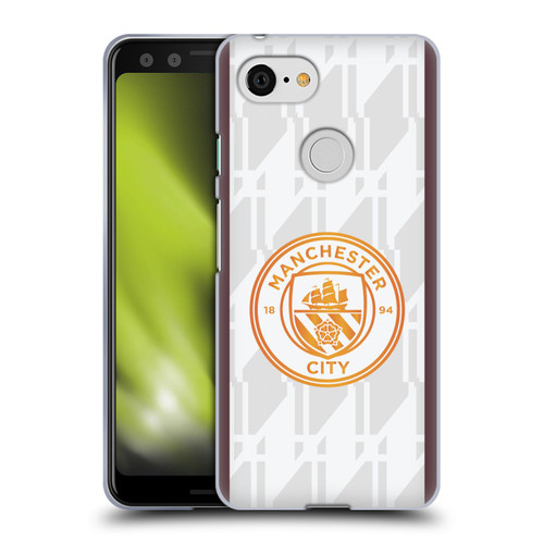 Manchester City Man City FC 2023/24 Badge Kit Away Soft Gel Case for Google Pixel 3