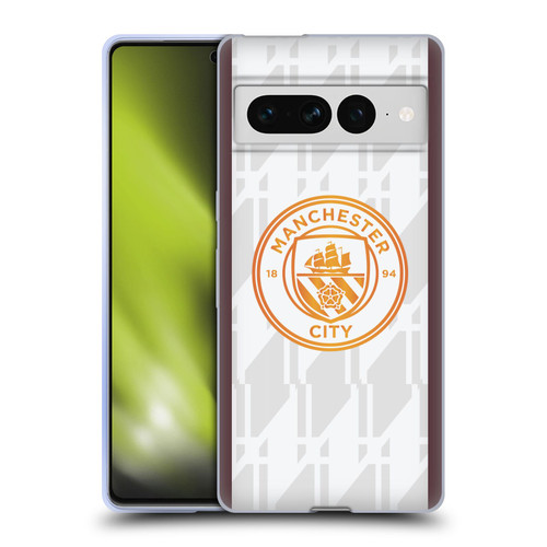 Manchester City Man City FC 2023/24 Badge Kit Away Soft Gel Case for Google Pixel 7 Pro