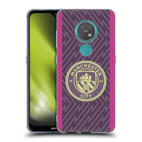 Manchester City Man City FC 2023/24 Badge Kit Home Goalkeeper Soft Gel Case for Nokia 6.2 / 7.2
