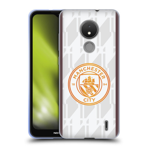 Manchester City Man City FC 2023/24 Badge Kit Away Soft Gel Case for Nokia C21