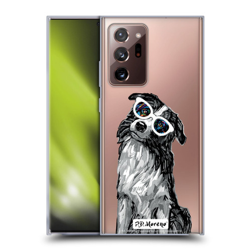 P.D. Moreno Black And White Dogs Border Collie Soft Gel Case for Samsung Galaxy Note20 Ultra / 5G