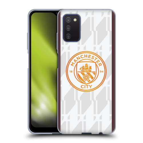 Manchester City Man City FC 2023/24 Badge Kit Away Soft Gel Case for Samsung Galaxy A03s (2021)