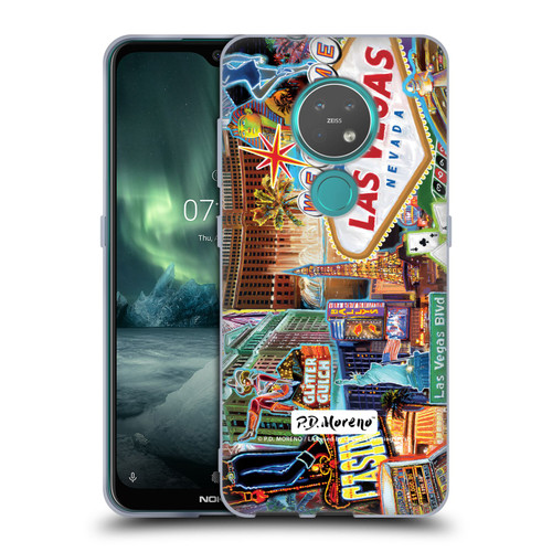 P.D. Moreno Cities Las Vegas 1 Soft Gel Case for Nokia 6.2 / 7.2