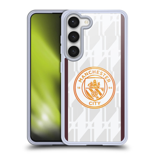 Manchester City Man City FC 2023/24 Badge Kit Away Soft Gel Case for Samsung Galaxy S23 5G
