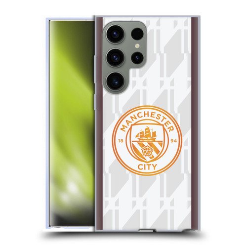 Manchester City Man City FC 2023/24 Badge Kit Away Soft Gel Case for Samsung Galaxy S23 Ultra 5G
