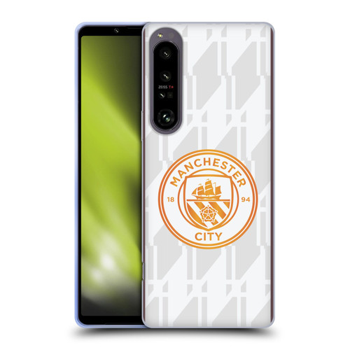 Manchester City Man City FC 2023/24 Badge Kit Away Soft Gel Case for Sony Xperia 1 IV