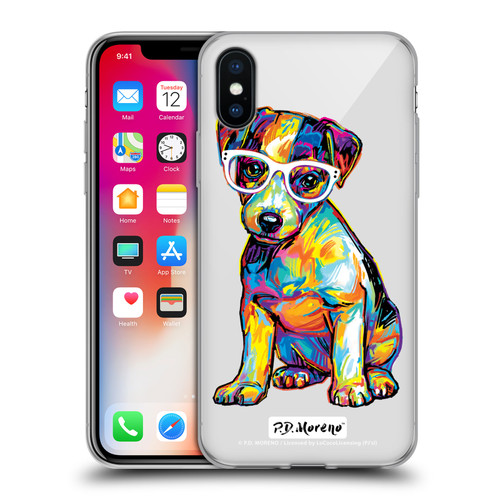 P.D. Moreno Dogs Jack Russell Soft Gel Case for Apple iPhone X / iPhone XS