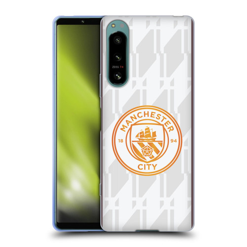 Manchester City Man City FC 2023/24 Badge Kit Away Soft Gel Case for Sony Xperia 5 IV