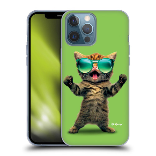 P.D. Moreno Furry Fun Artwork Cat Sunglasses Soft Gel Case for Apple iPhone 13 Pro Max