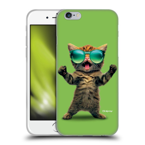 P.D. Moreno Furry Fun Artwork Cat Sunglasses Soft Gel Case for Apple iPhone 6 / iPhone 6s