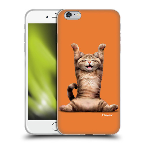 P.D. Moreno Furry Fun Artwork Happy Cat Soft Gel Case for Apple iPhone 6 Plus / iPhone 6s Plus