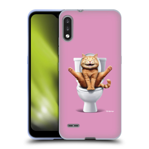 P.D. Moreno Furry Fun Artwork Cat WC Soft Gel Case for LG K22