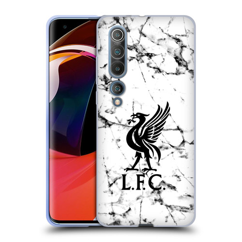 Liverpool Football Club Marble Black Liver Bird Soft Gel Case for Xiaomi Mi 10 5G / Mi 10 Pro 5G