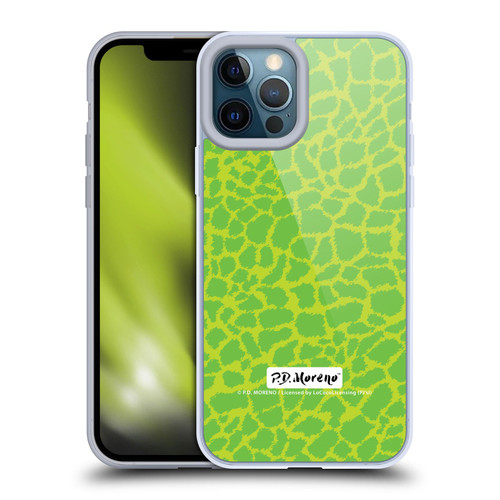 P.D. Moreno Patterns Lime Green Soft Gel Case for Apple iPhone 12 Pro Max