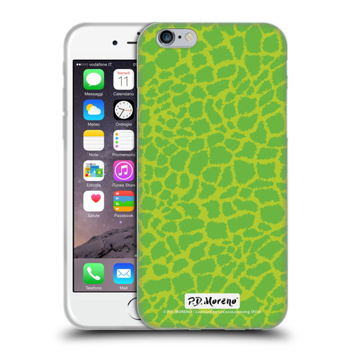 P.D. Moreno Patterns Lime Green Soft Gel Case for Apple iPhone 6 / iPhone 6s