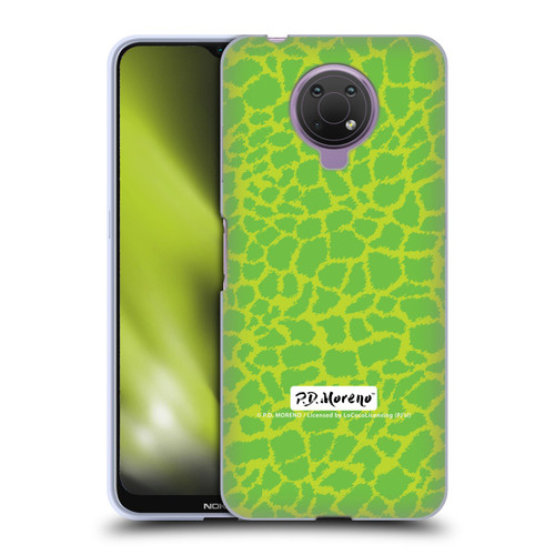 P.D. Moreno Patterns Lime Green Soft Gel Case for Nokia G10