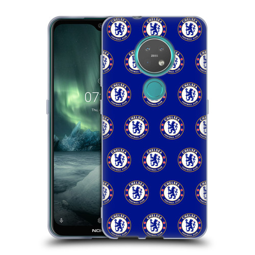Chelsea Football Club Crest Pattern Soft Gel Case for Nokia 6.2 / 7.2