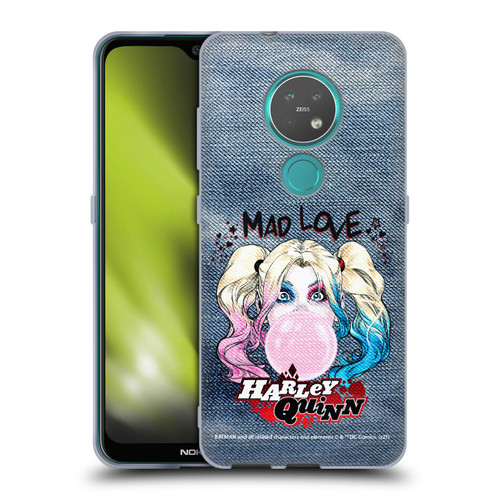 Batman DC Comics Harley Quinn Graphics Bubblegum Soft Gel Case for Nokia 6.2 / 7.2