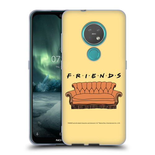 Friends TV Show Iconic Couch Soft Gel Case for Nokia 6.2 / 7.2