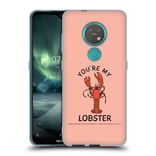Friends TV Show Iconic Lobster Soft Gel Case for Nokia 6.2 / 7.2