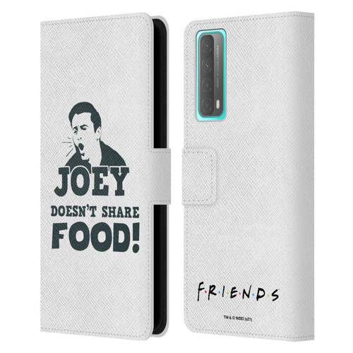 Friends TV Show Quotes Joey Food Leather Book Wallet Case Cover For Huawei P Smart (2021)