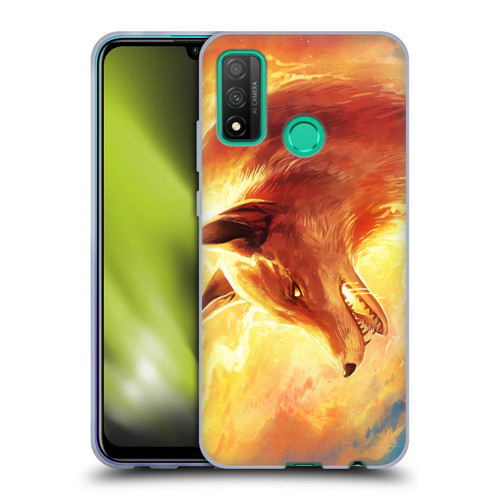 Jonas "JoJoesArt" Jödicke Wildlife Fire Fox Soft Gel Case for Huawei P Smart (2020)