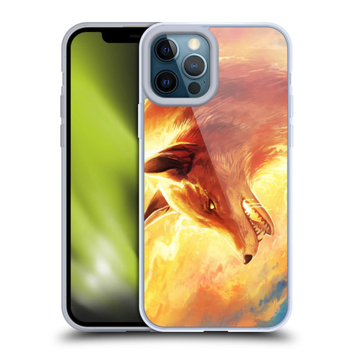 Jonas "JoJoesArt" Jödicke Wildlife Fire Fox Soft Gel Case for Apple iPhone 12 Pro Max