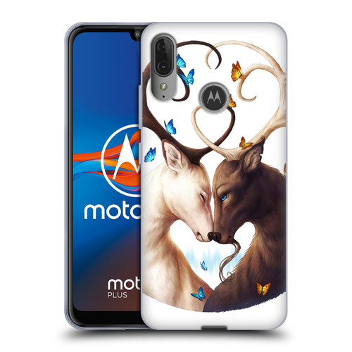 Jonas "JoJoesArt" Jödicke Wildlife Deer Soft Gel Case for Motorola Moto E6 Plus