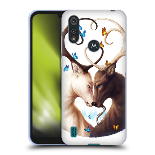 Jonas "JoJoesArt" Jödicke Wildlife Deer Soft Gel Case for Motorola Moto E6s (2020)