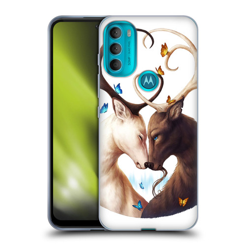 Jonas "JoJoesArt" Jödicke Wildlife Deer Soft Gel Case for Motorola Moto G71 5G