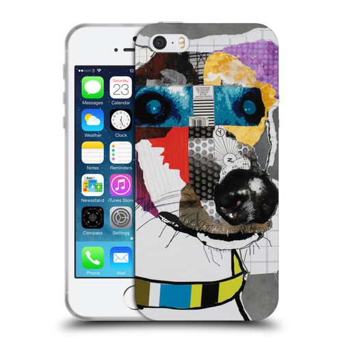 Michel Keck Dogs 3 Greyhound Soft Gel Case for Apple iPhone 5 / 5s / iPhone SE 2016